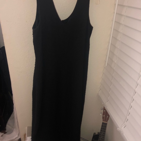 The Works Saks Fifth Avenue Beaded Black Dress - Picture 5 of 5